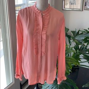 Velvet Coral Blouse